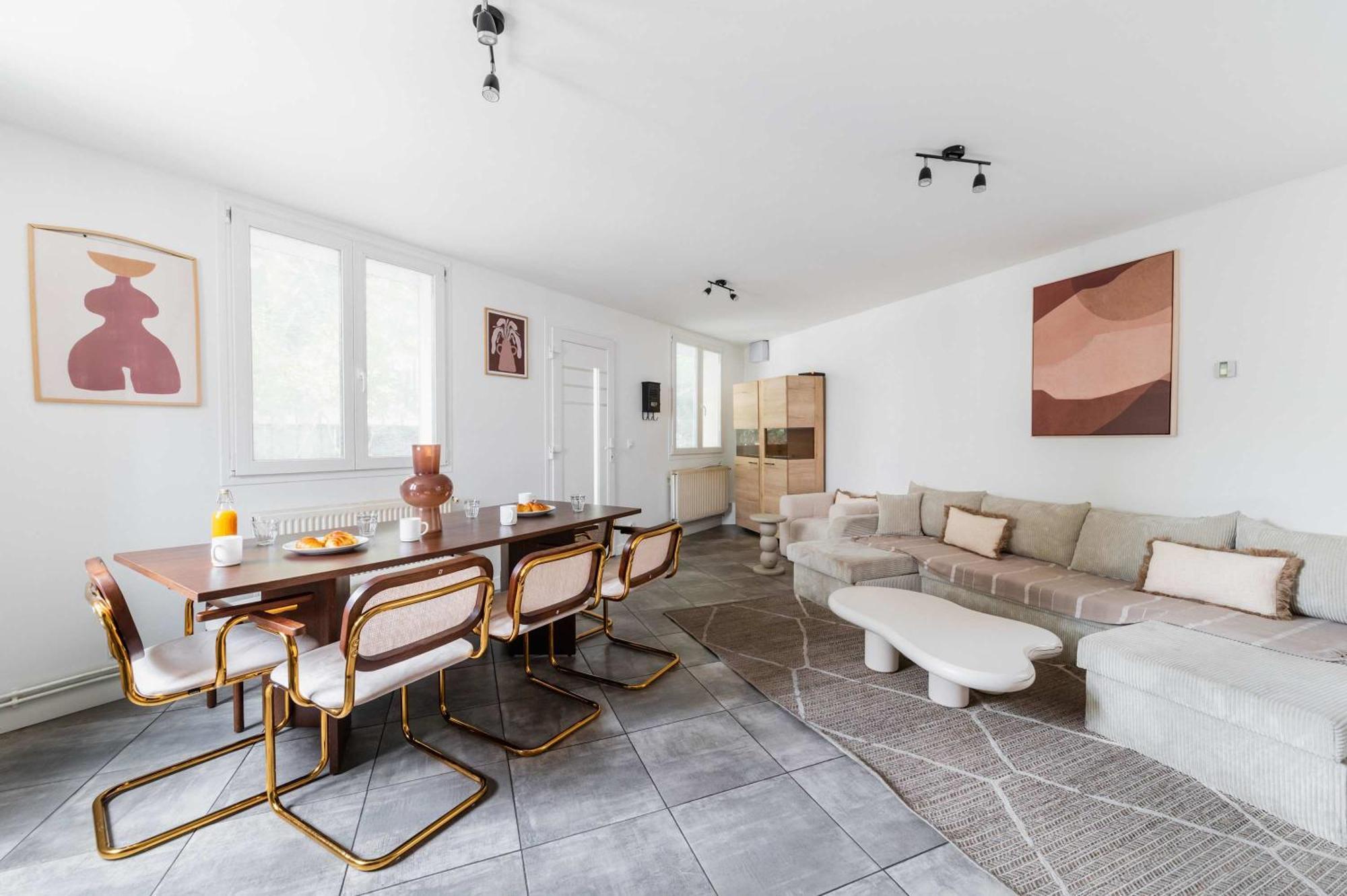 Villa Romainville Paris Pour 8 Personnes - Flat-Guest 外观 照片
